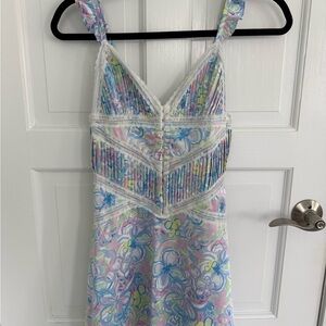 For Love And Lemons Pastel Floral Mini Dress